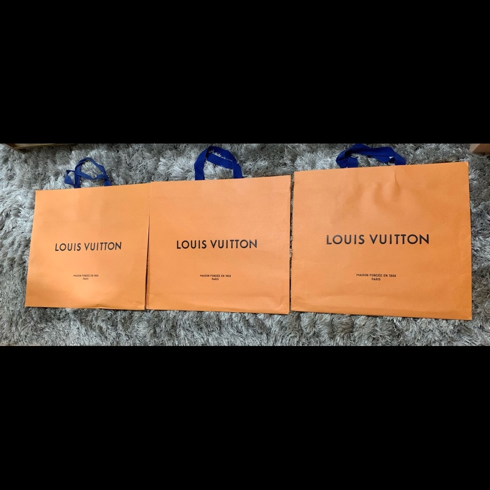 Authentic XL LARGE Louis Vuitton Shopping Bags